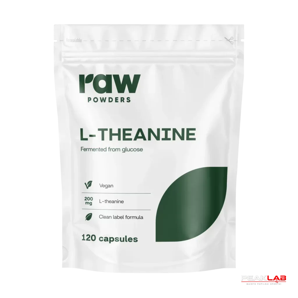 Raw Powders L-Theanine 120 kaps.