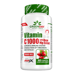 Amix GreenDay Vitamin C 1000 with Rose Hip Extract 60kaps.