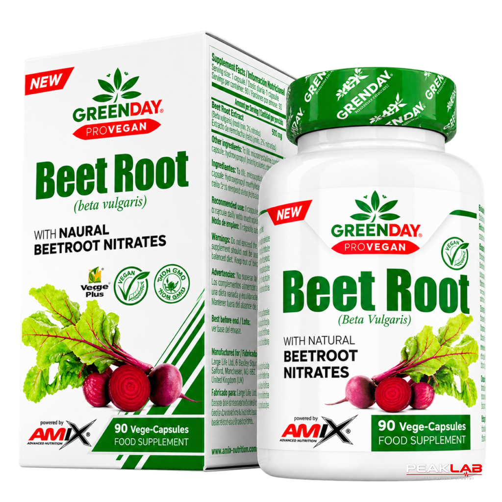 Amix GreenDay ProVegan Beet Root 90 kaps. BUROKĖLIŲ EKSTRAKTAS