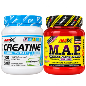 AMIXPRO® M.A.P. MUSCLE AMINO POWER DRINK (EAA) 344 G.+AMIX PERFORMANCE CREATINE MONOHYDRATE CREAPURE® 300 G.