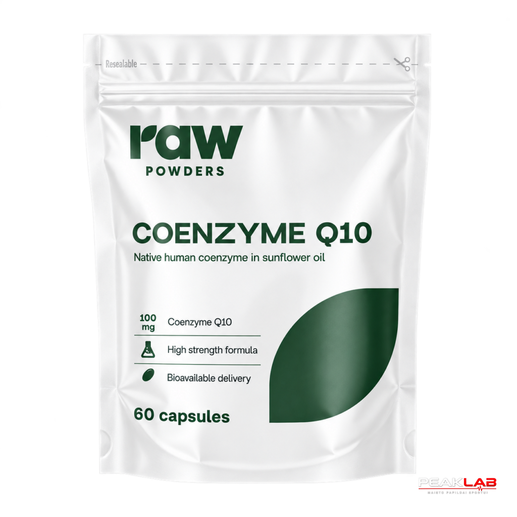 RAW POWDERS COENZYME Q10 60 KAPS.