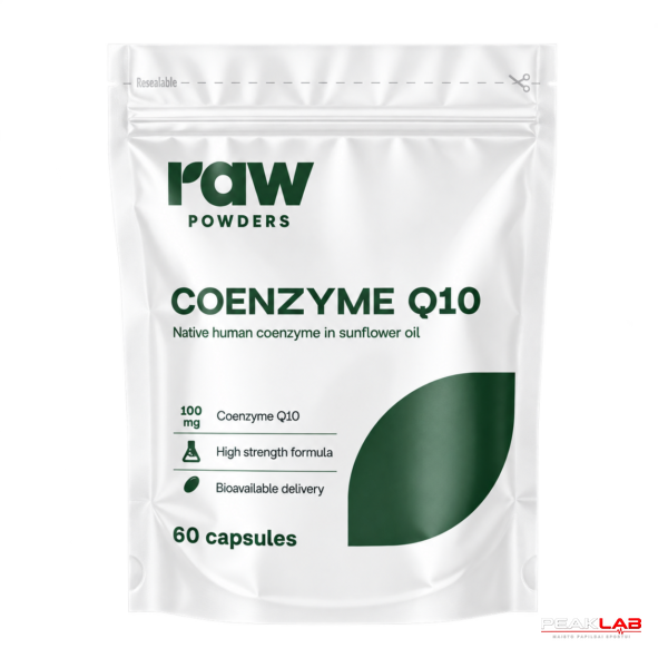 RAW POWDERS COENZYME Q10 60 KAPS.