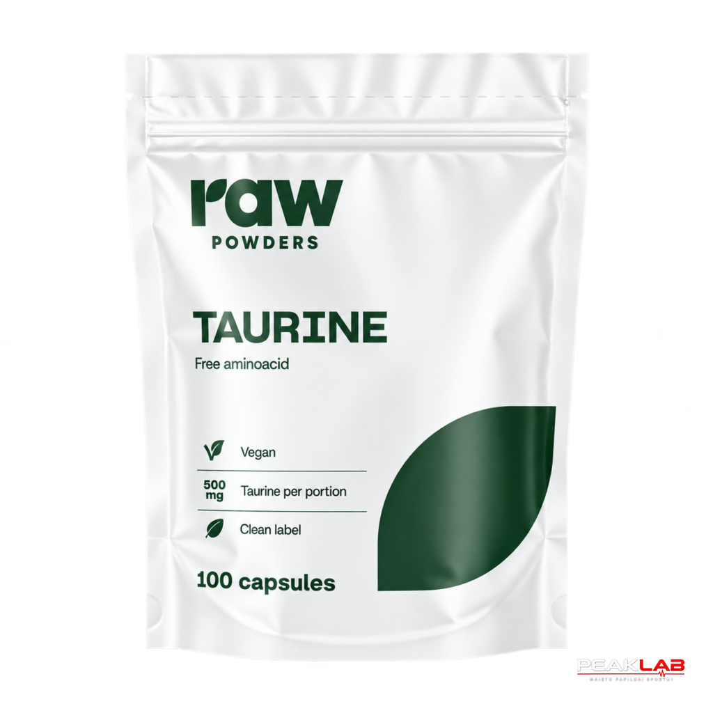 RAW POWDERS TAURINE 100 KAPS.