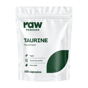 RAW POWDERS TAURINE 100 KAPS.