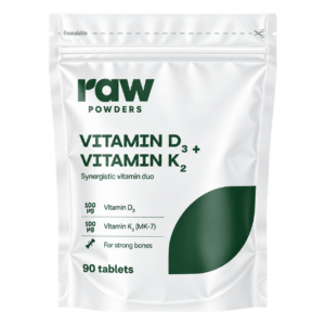 RAW POWDERS VITAMIN D3 + VITAMIN K2 90 TAB.