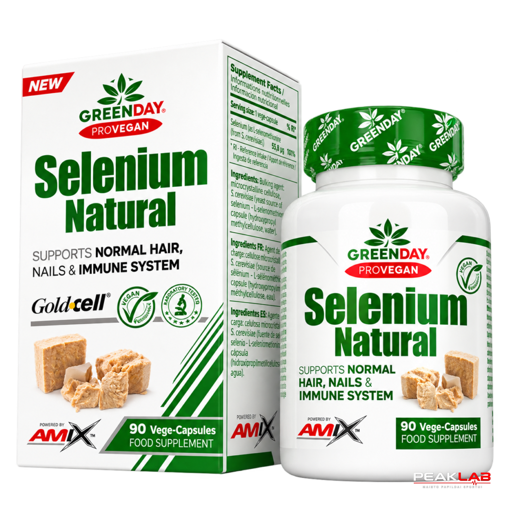 AMIX GREENDAY PROVEGAN SELENIUM NATURAL 90 KAPS.(SELENAS)