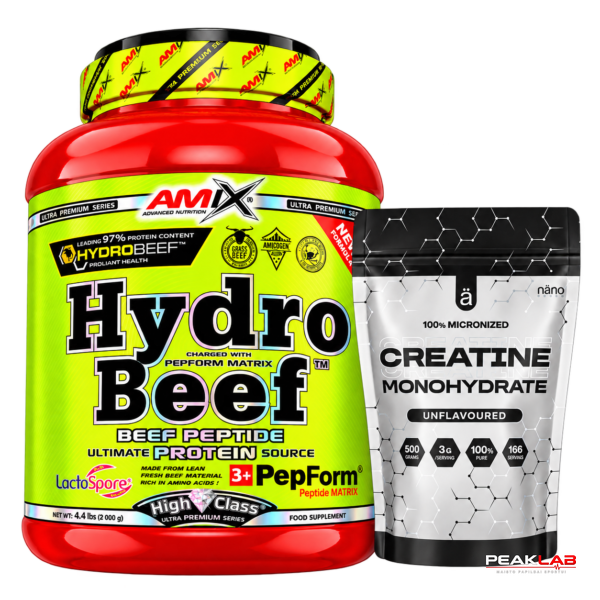 AMIX HYDROBEEF 2000G+NANO CREATINE 500G.